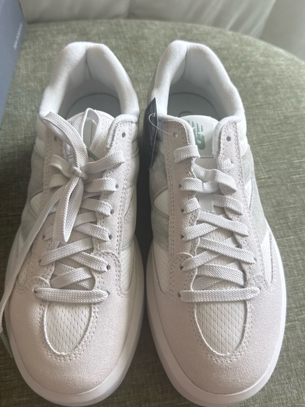 New Balance Off-White Low-Top Sneakers